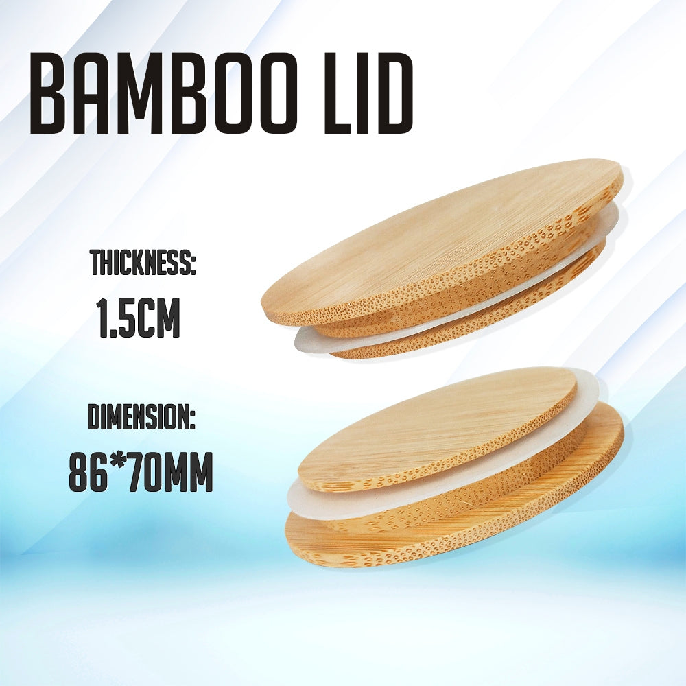 Eco-Friendly Leak-Proof Wood Coffee Mug Cover Lid for Ceramic Cup Bamboo Lid Cover