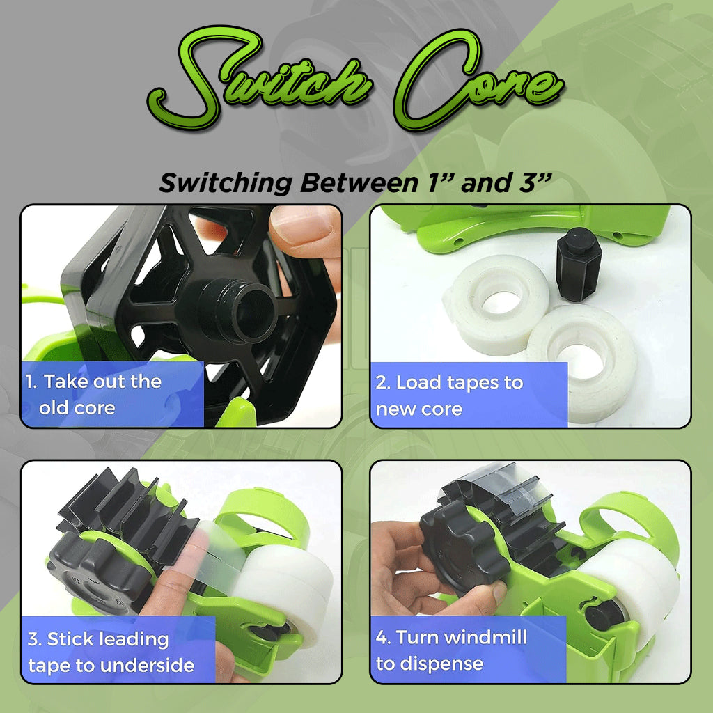 35mm Auto-Cut Tape Dispenser Multifunctional Tape Cutter