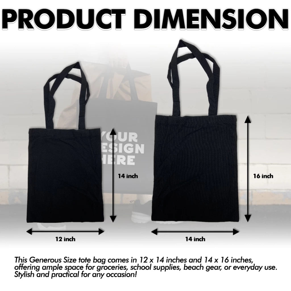 Canvas Tote Bag Black