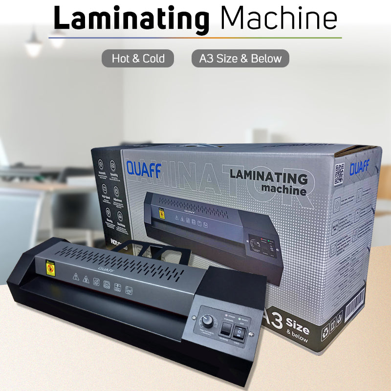 Quaff Laminating Machine A3 Metal Black