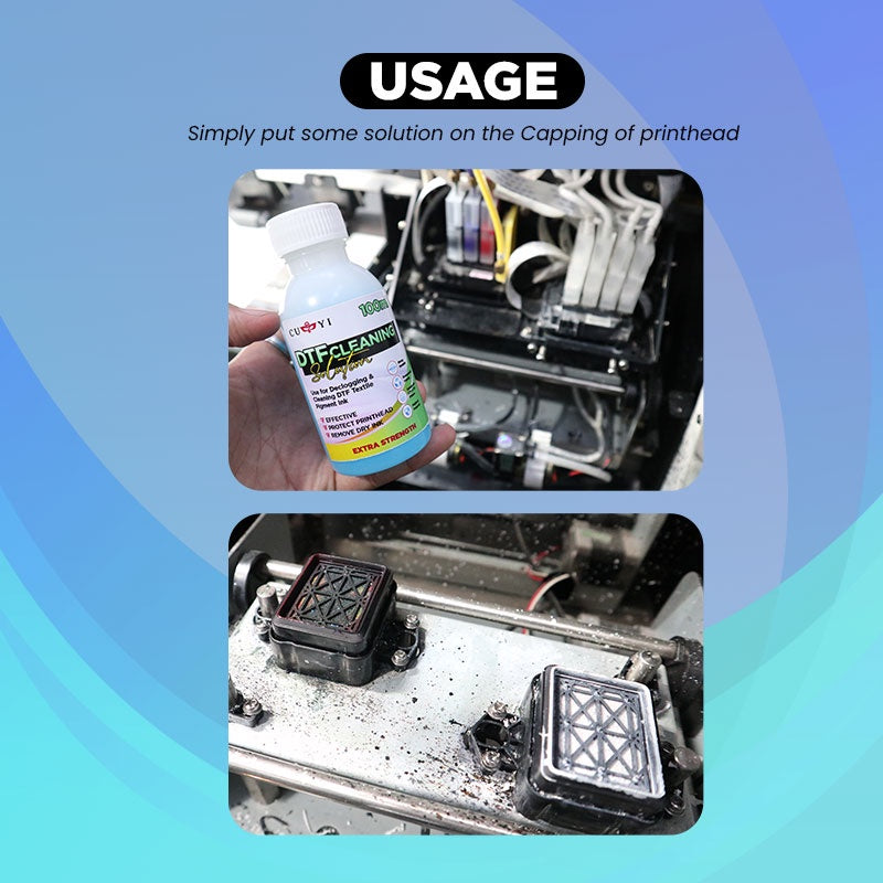 Cleaning Solution Extra Strength 100ml For Dtf Printer