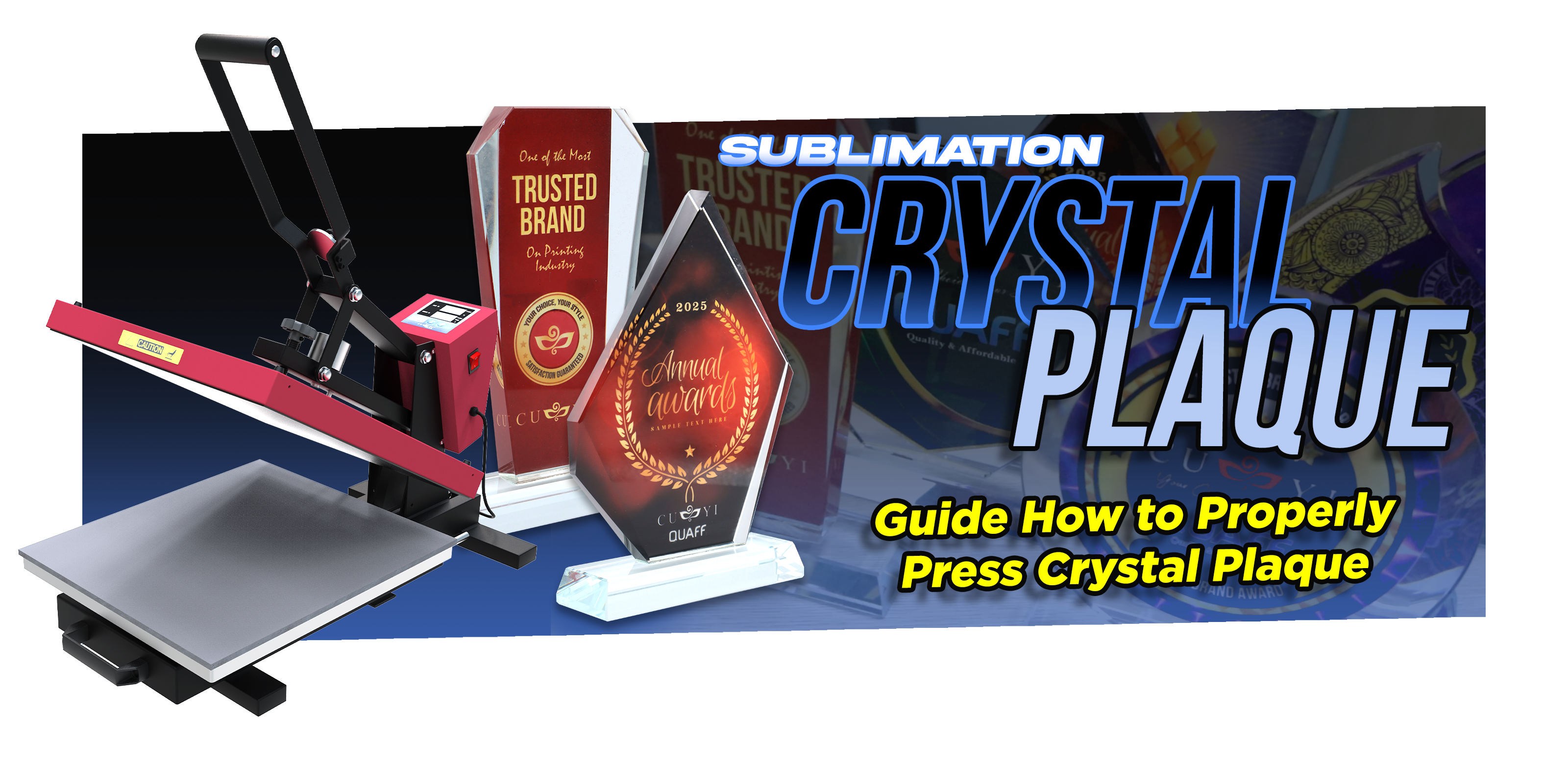 Sublimation Crystal Plaque Tutorial