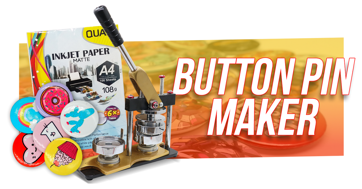 One Button Computer Pin Generator Button Pin Maker