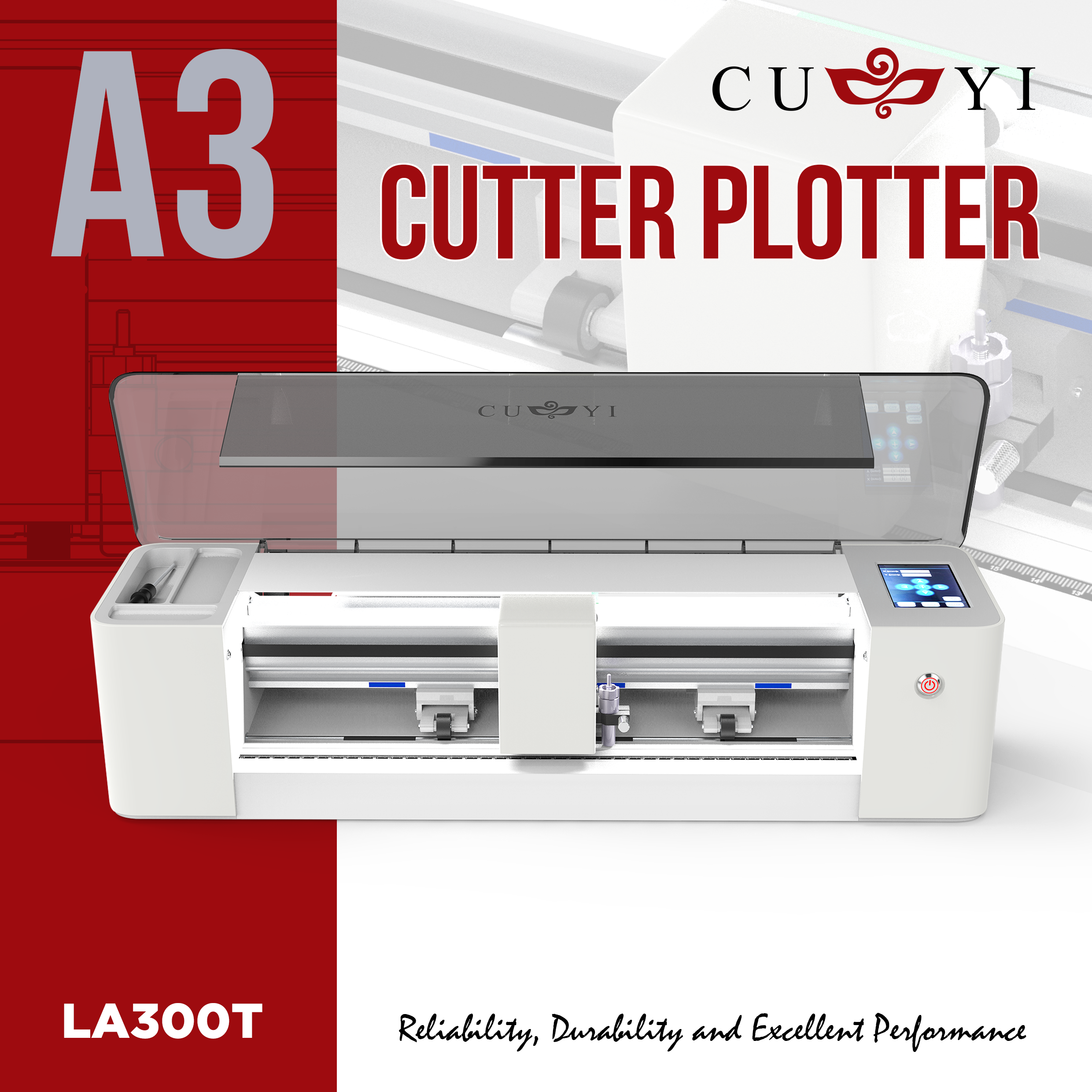 CUTTER PLOTTER A3 White LA300T