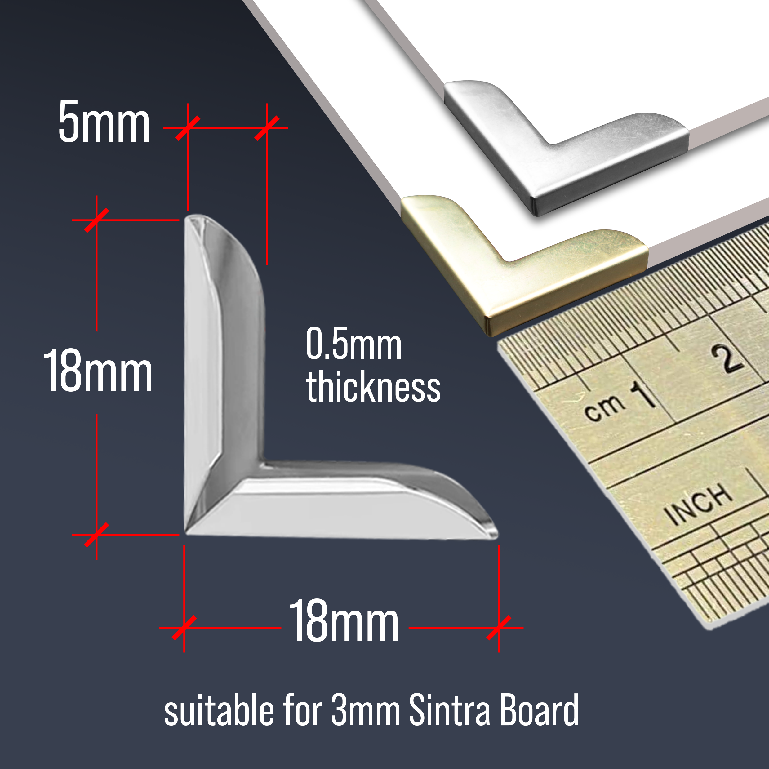 Sintra Board Corner Protector (100pcs/pack)