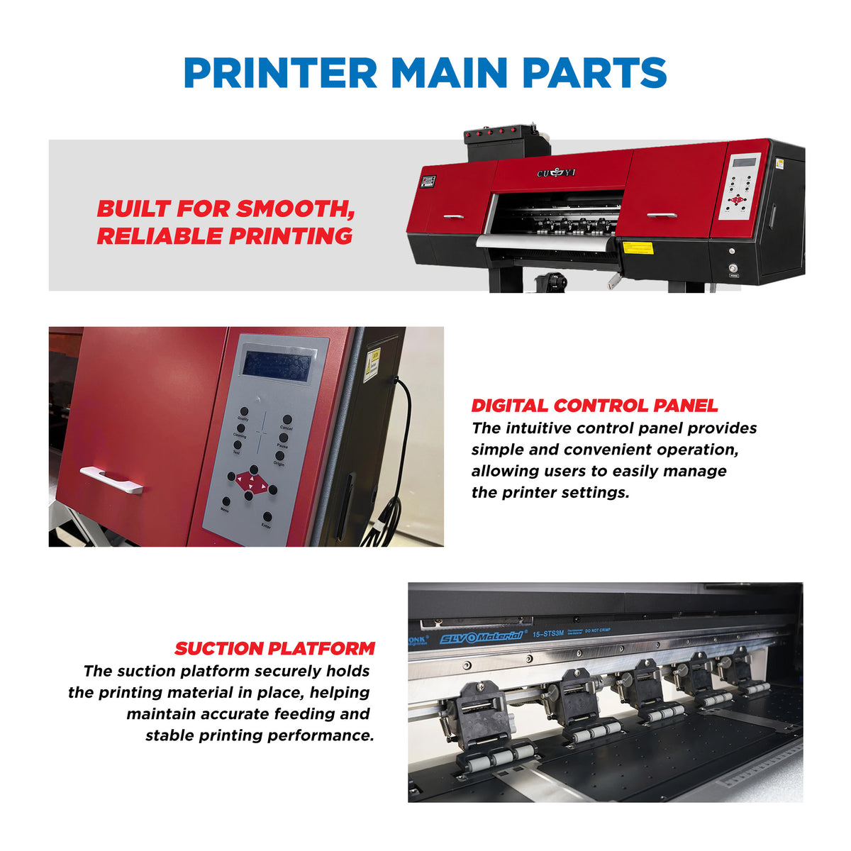 CUYI DTF PRINTING MACHINE 24" (I3200)