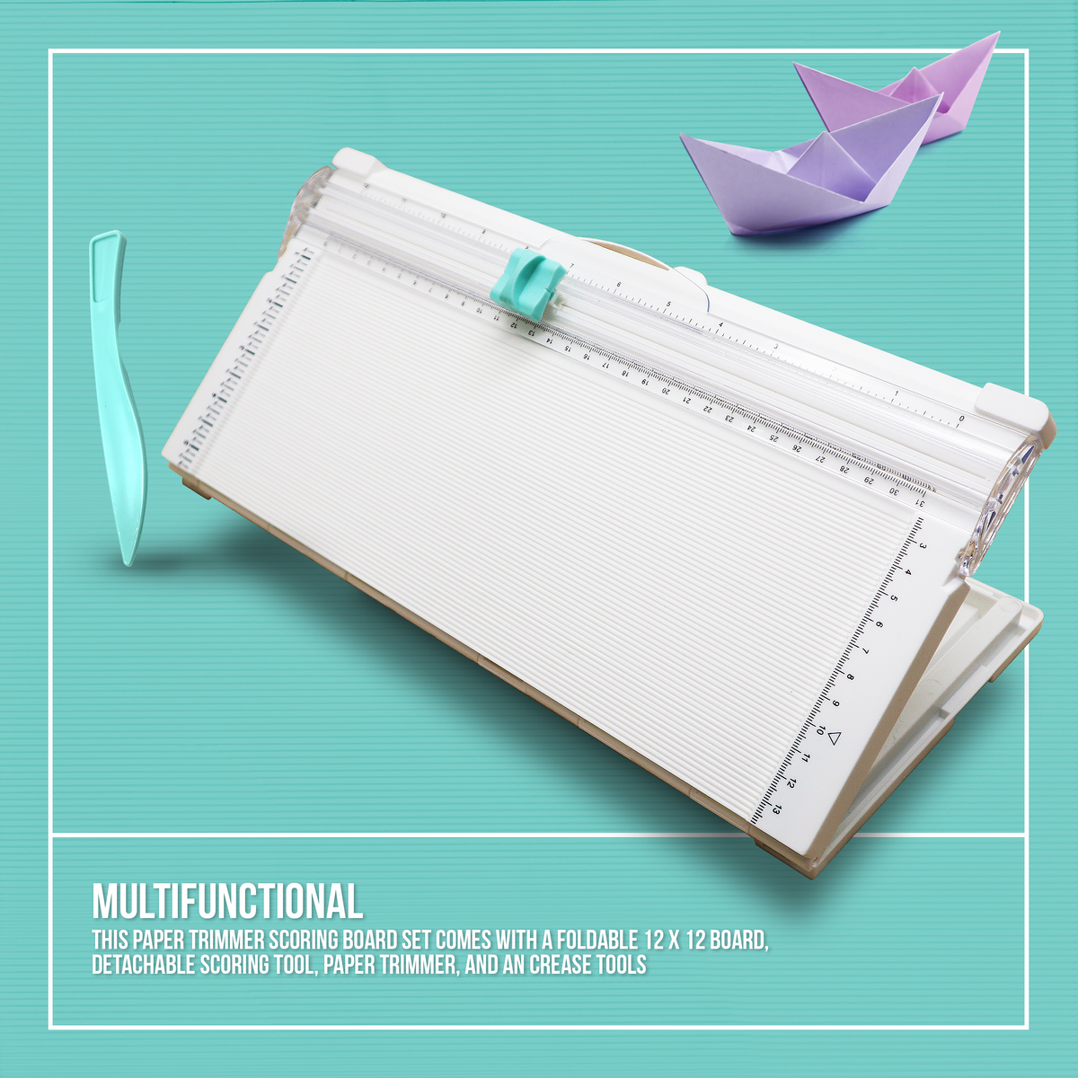 Scoring Mat 2in1 Folding Paper Cutter Scoring Board