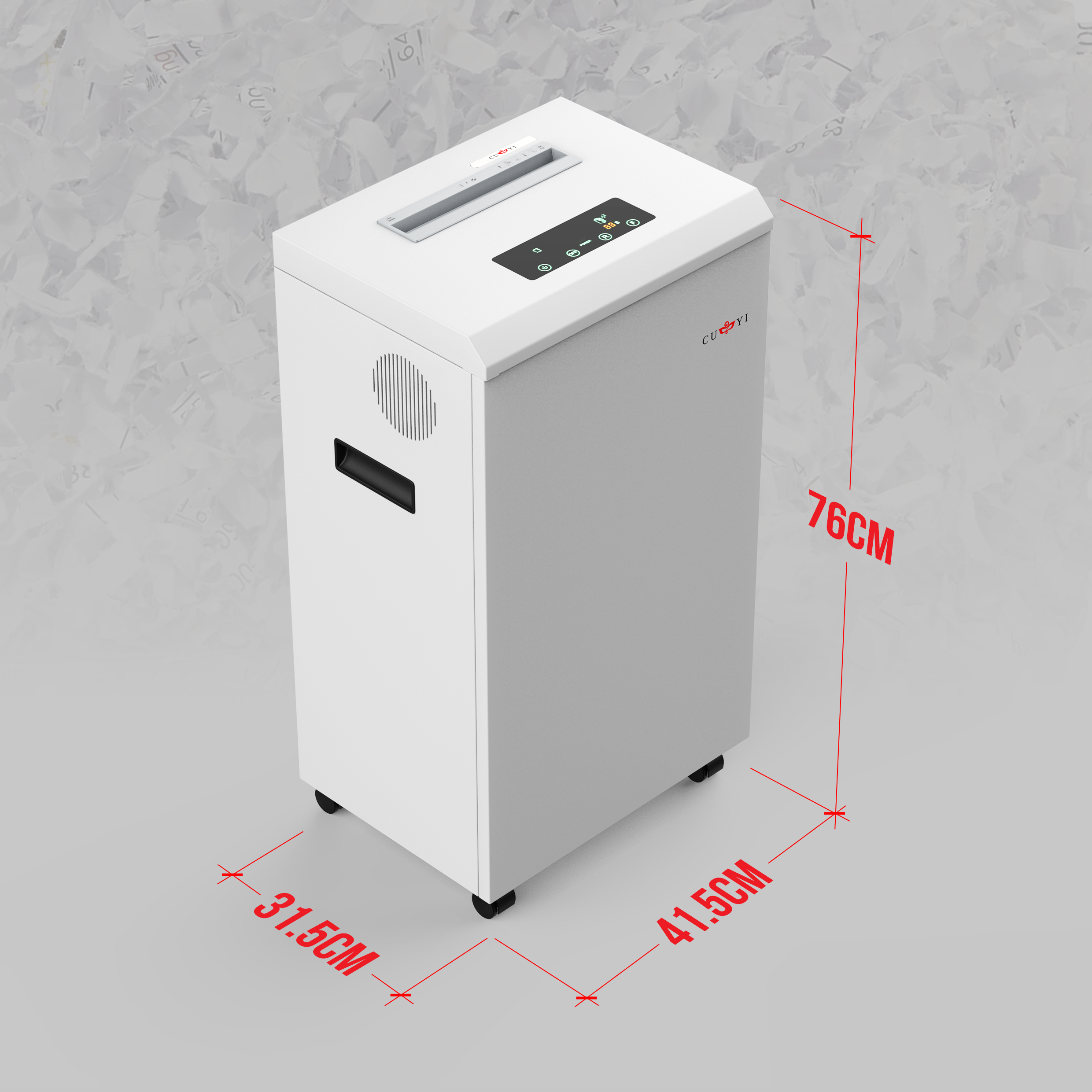 Cuyi Paper Shredder 45L 🆕