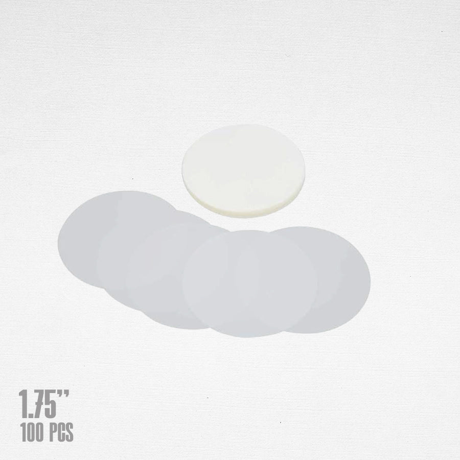 Transparent film for CUYI button pin badge 2.25 / 1.75 / 3 Inch (100pcs/pack)
