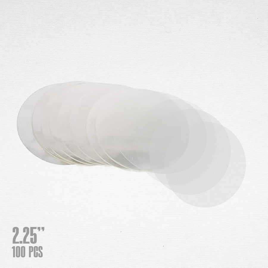Transparent film for CUYI button pin badge 2.25 / 1.75 / 3 Inch (100pcs/pack)