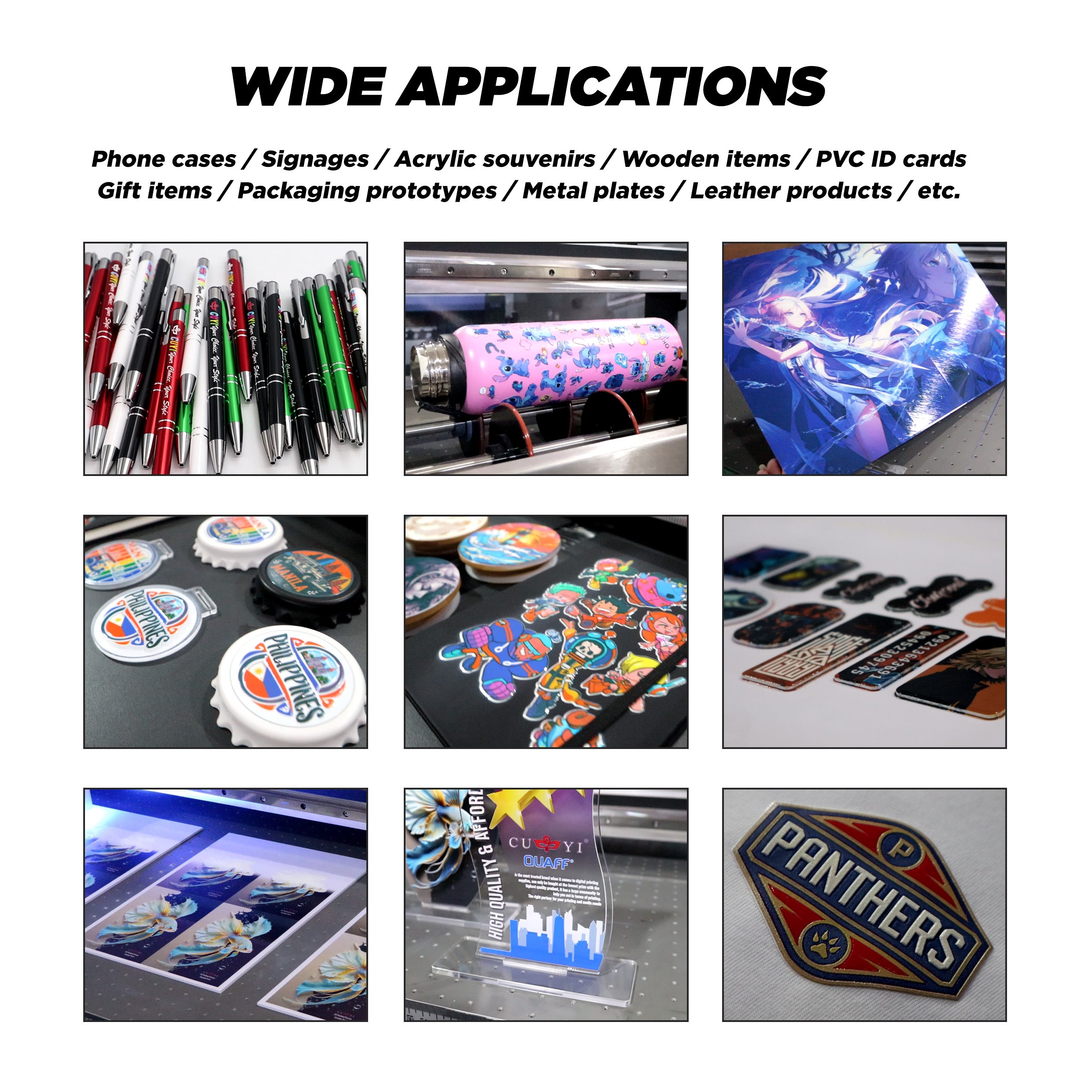 CUYI 9060 UV Flatbed Printer 3 HEADS F1080-A1🆕