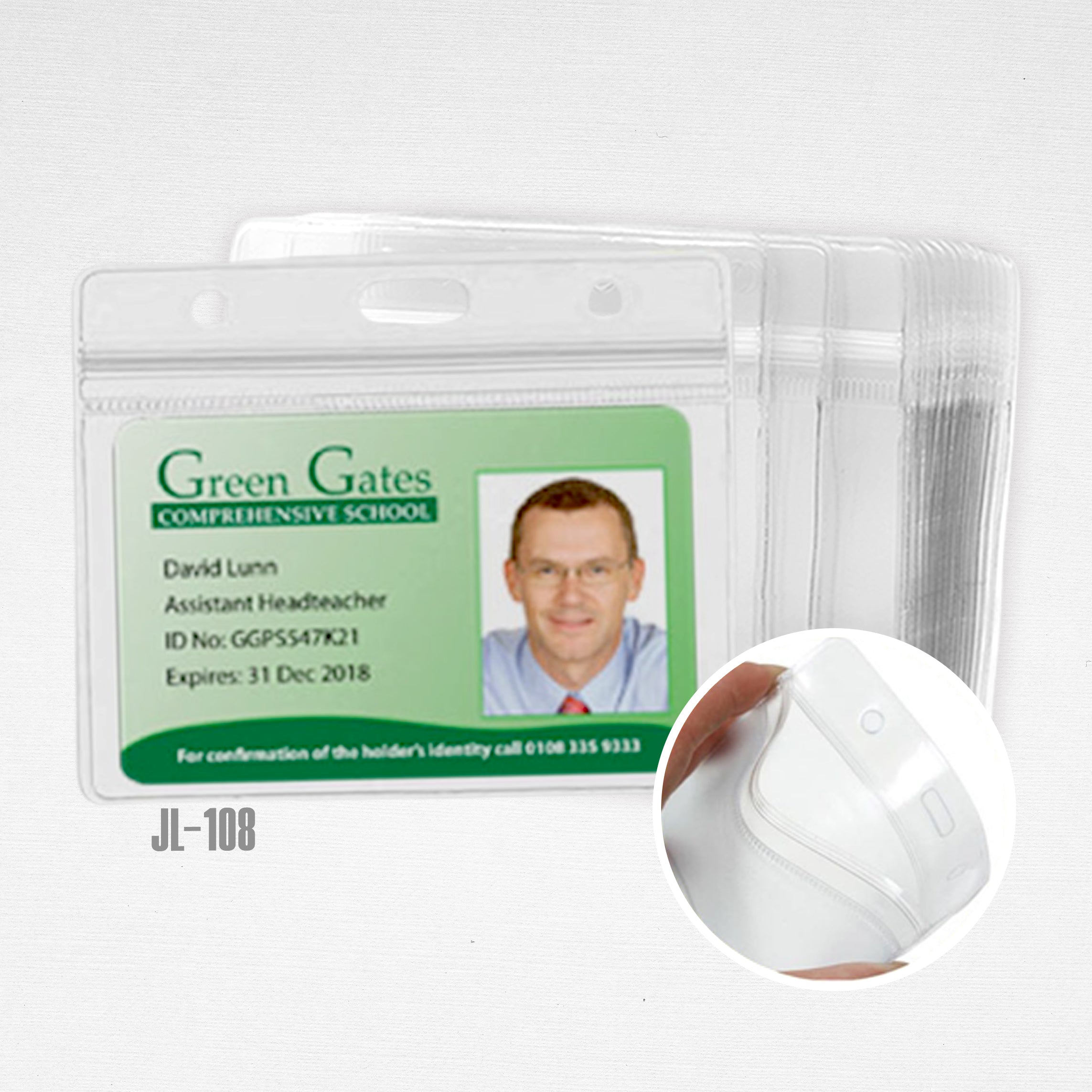 Plastic ID Case Transparent Waterproof (10pcs)