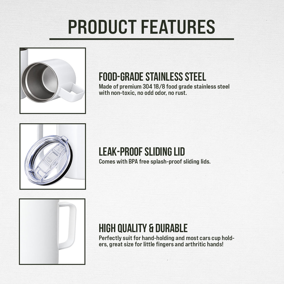 Sublimation Stainless Mug with Handle