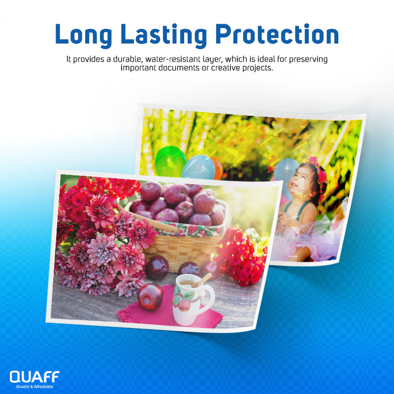 Quaff Cold Laminating Photo Top (20sheet/pack)