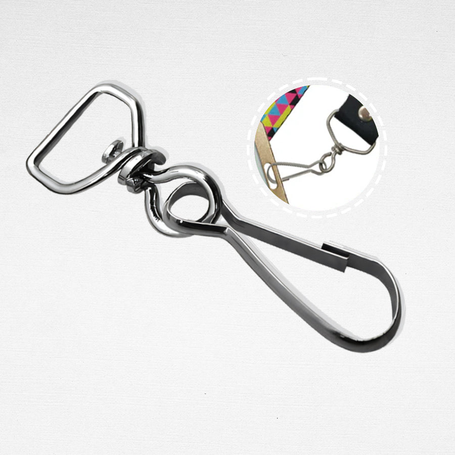 100pcs Id Hook For Lace Lanyard Making G-Hook Ordinary Plastic Trapezoid