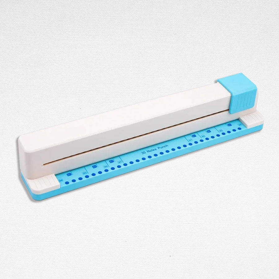 30-Hole Manual Paper Punch Binder (Max 3 sheets)