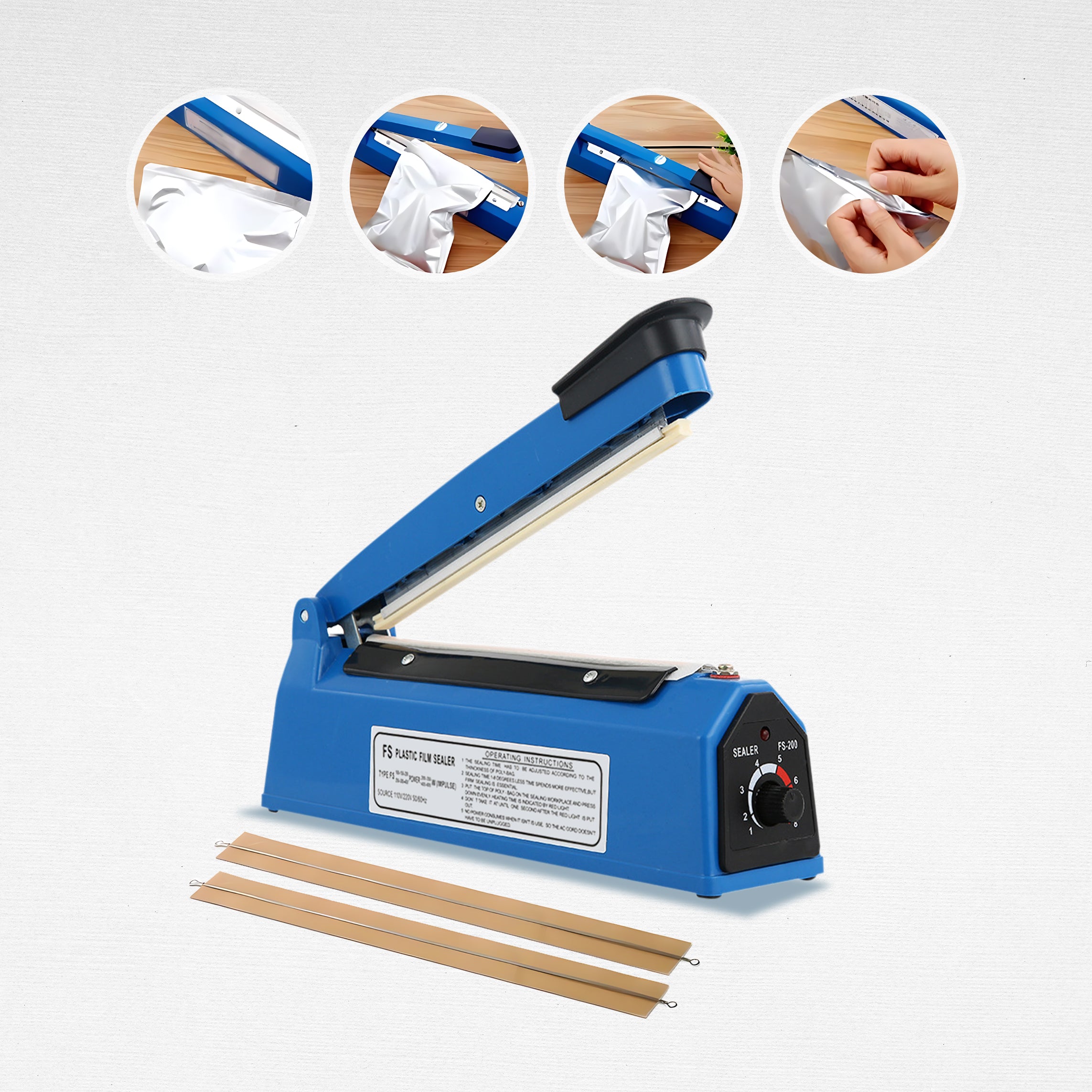 Impulse Sealer 100mm / 200mm / 250mm / 300mm / 400mm