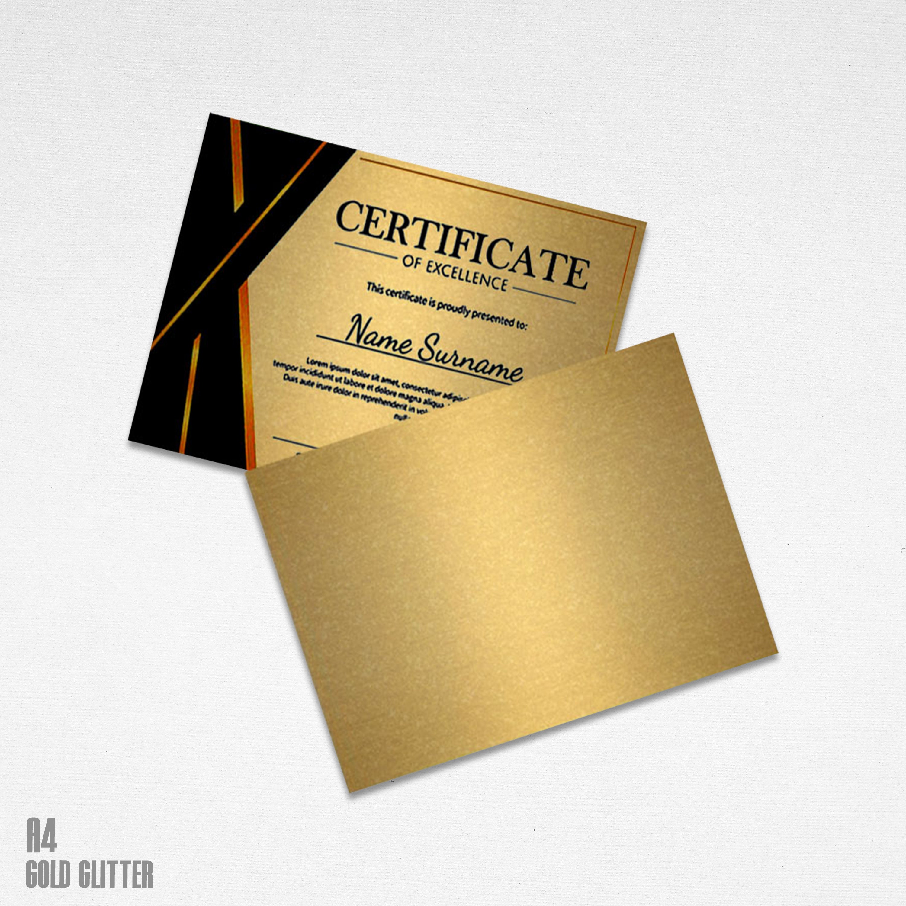 QUAFF Sublimation Metal Sheet(Glitter) A4 // A2