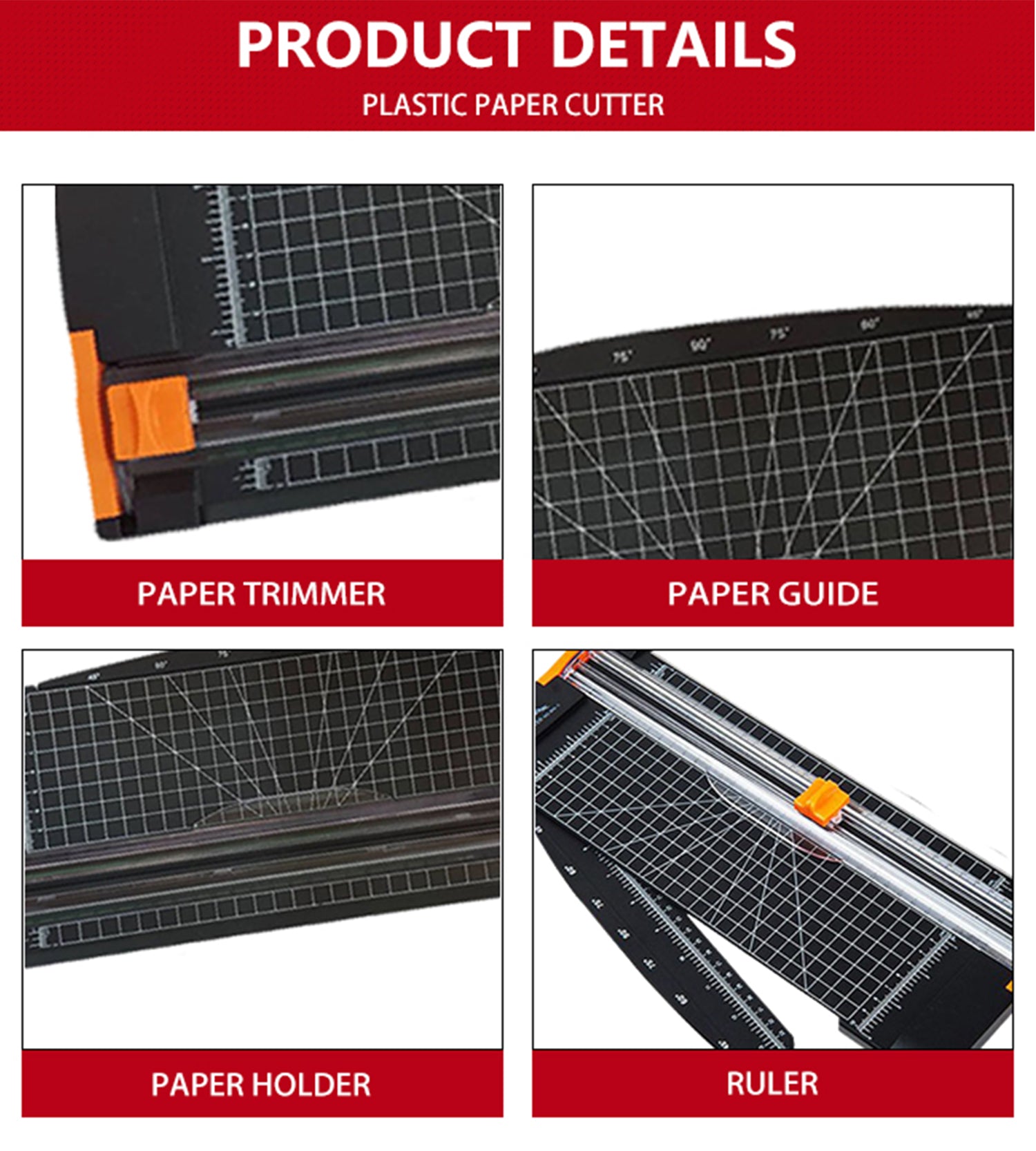 Paper Cutter Plastic Based(A4 size)