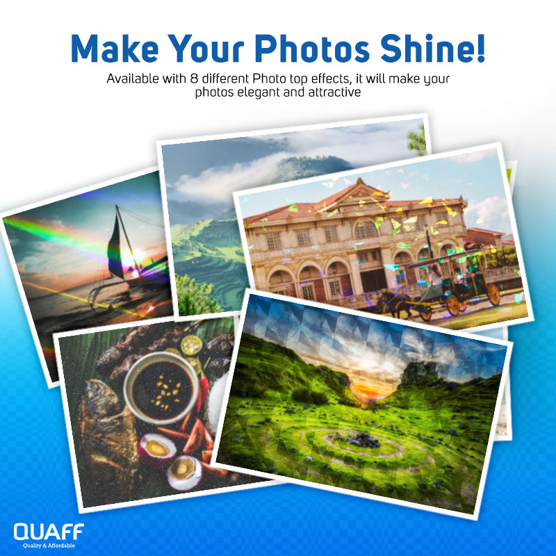 Quaff Cold Laminating Photo Top (20sheet/pack)