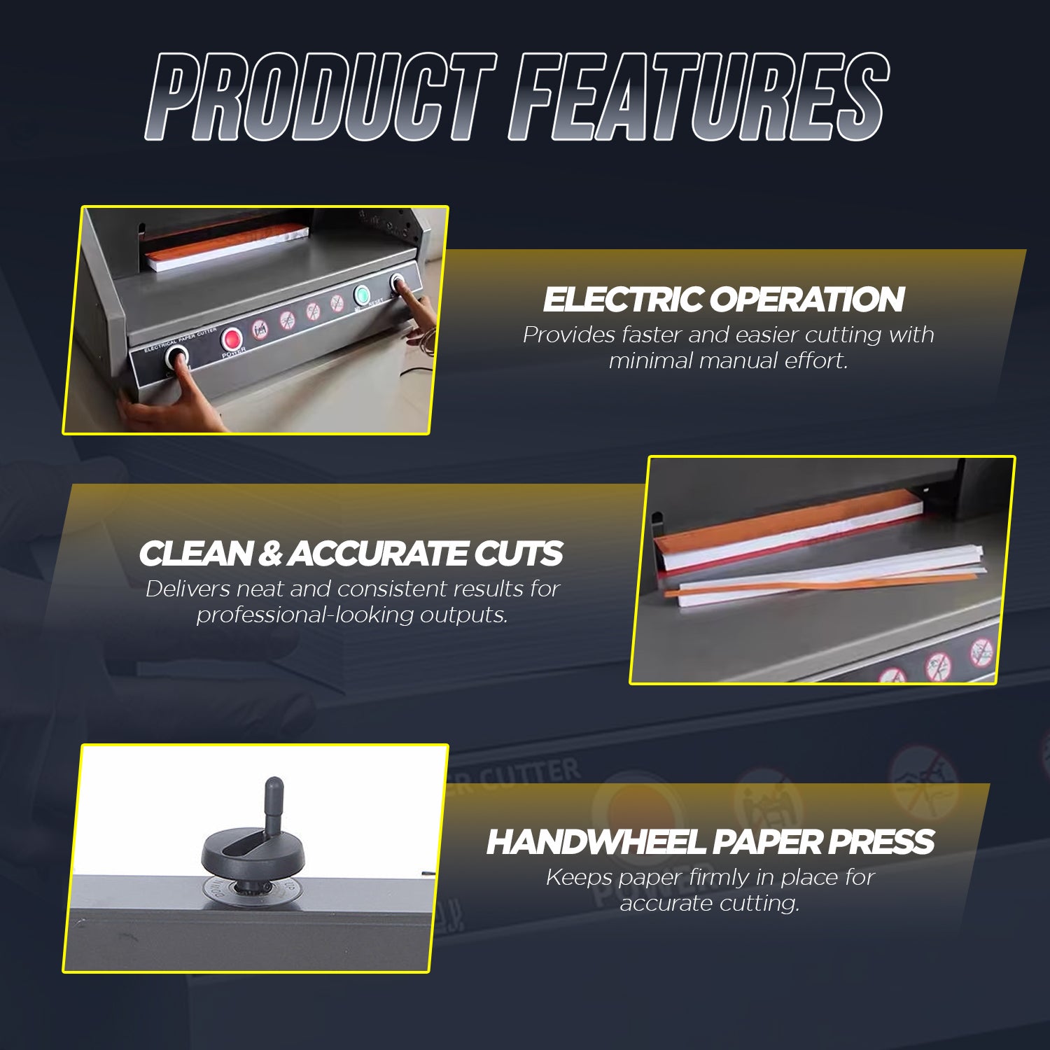 A3 Electric Ream Cutter Machine (330mm/13in) FN-E330D