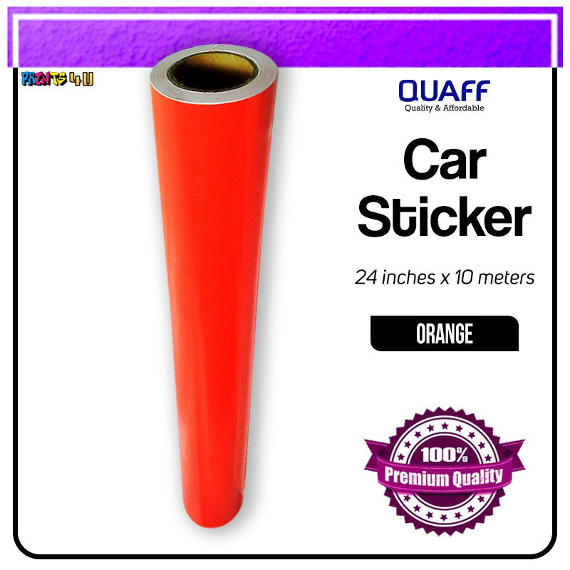 Quaff Car Sticker For Cars Motorcycle Outdoor Label & 24 Inches X 10 Meters