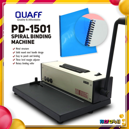 Quaff Binding Machine A4 Size Heavy Duty Binder