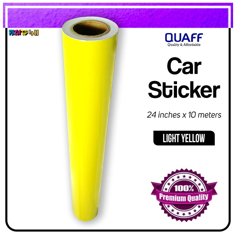Quaff Car Sticker For Cars Motorcycle Outdoor Label & 24 Inches X 10 Meters