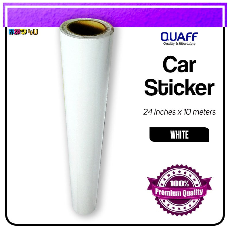 Quaff Car Sticker For Cars Motorcycle Outdoor Label & 24 Inches X 10 Meters