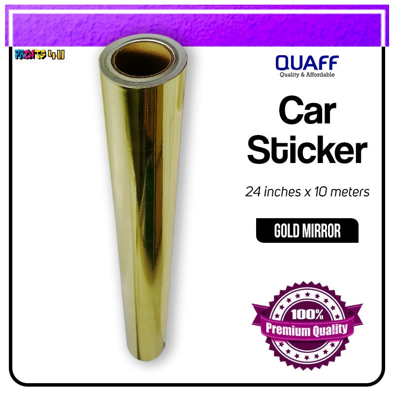 Quaff Car Sticker For Cars Motorcycle Outdoor Label & 24 Inches X 10 Meters