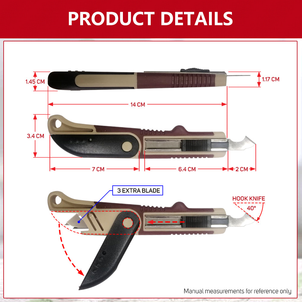 Acrylic cutting hook blade