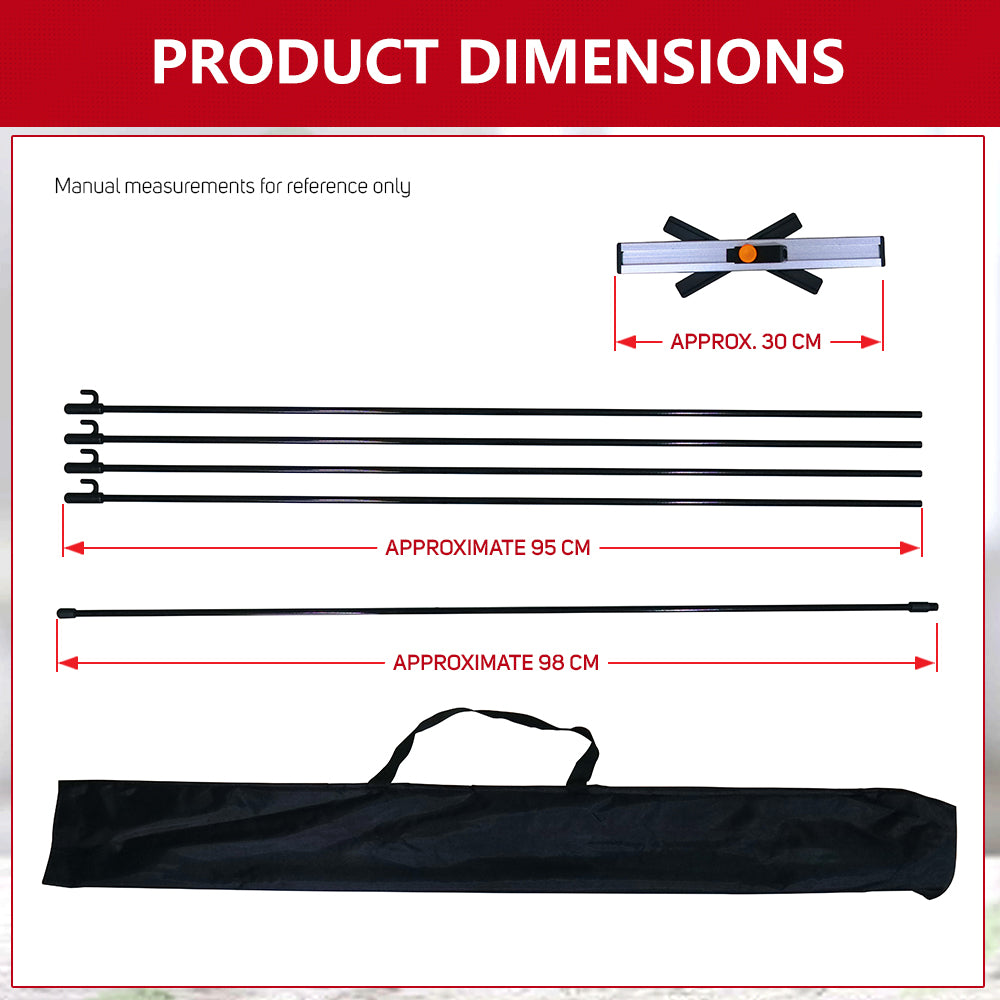 ADJUSTABLE X-BANNER STAND (2ft x 5ft)