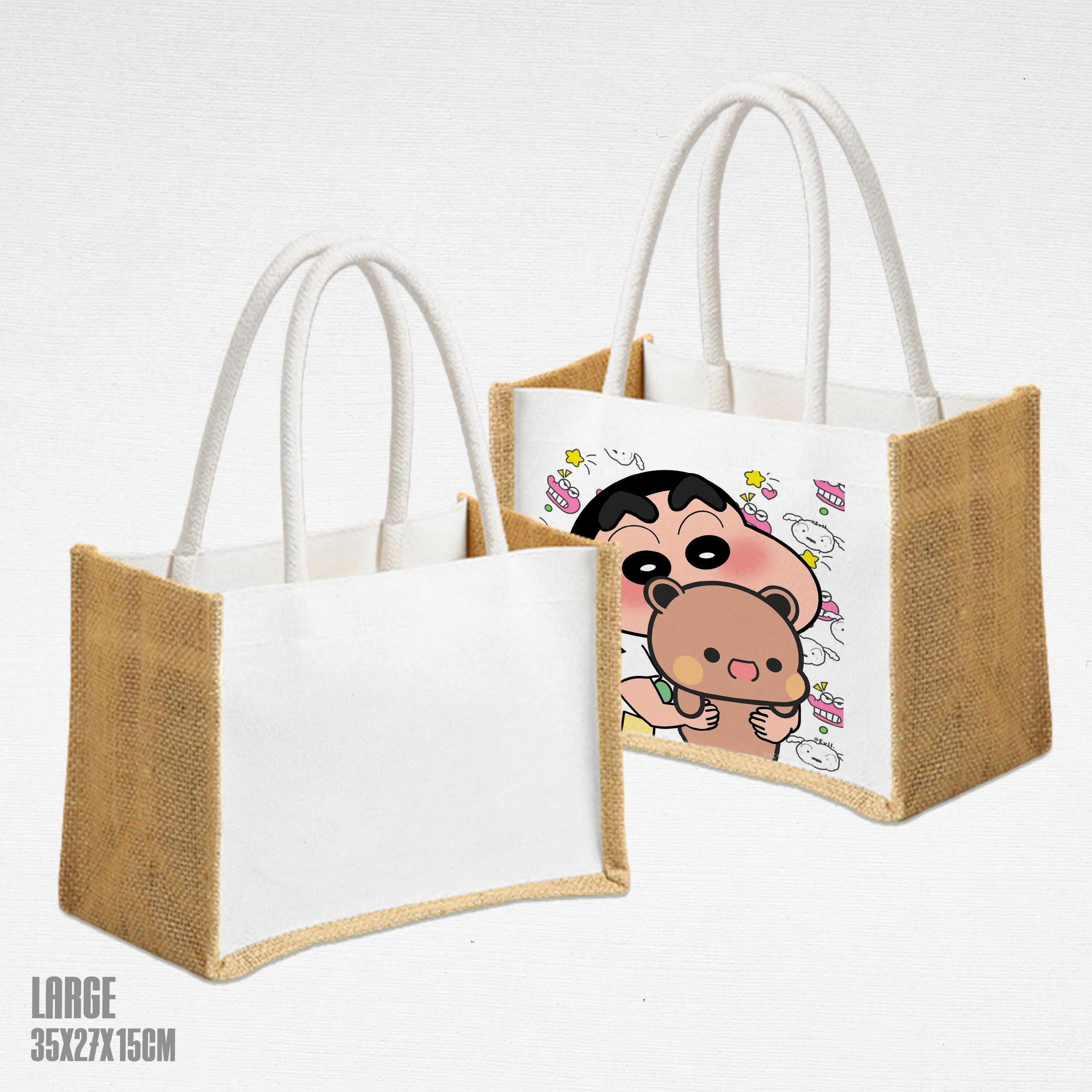 Abaca Canvas Tote bag White