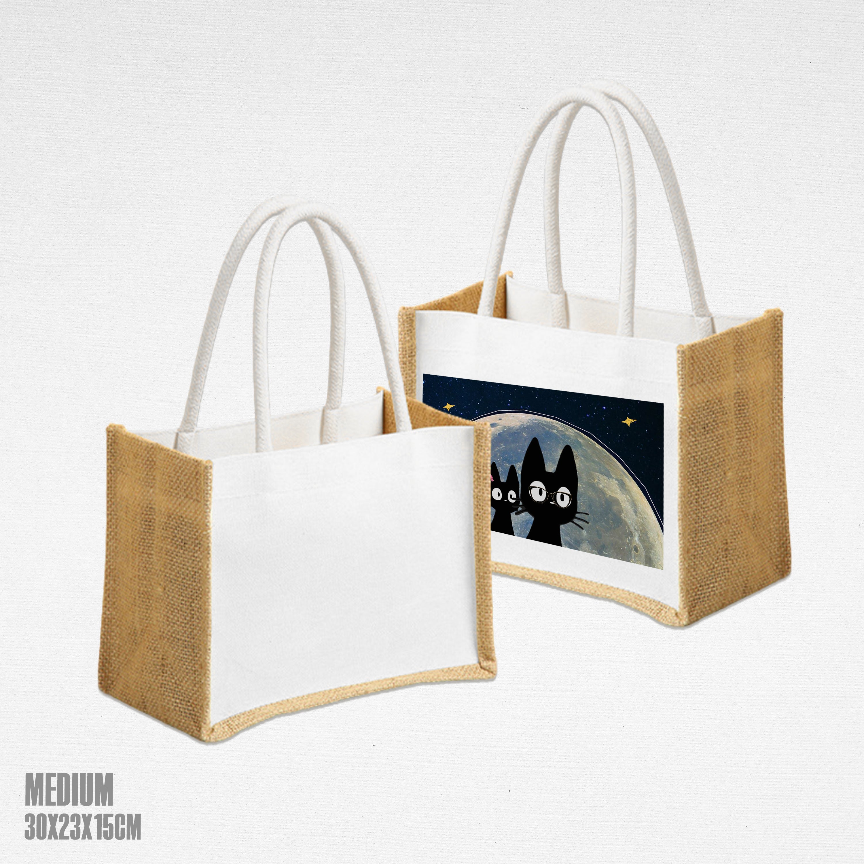 Abaca Canvas Tote bag White