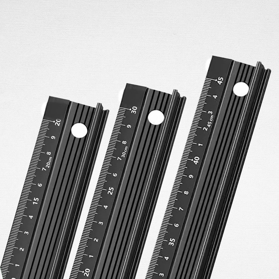 Aluminum Alloy Anti-Slip Ruler
