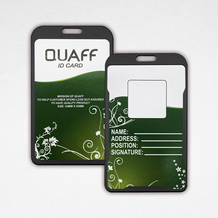 5pcs Vertical Aluminum Alloy Id Holder Jacket Case Protector 86x54mm