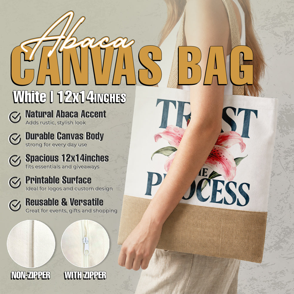 Abaca Canvas Patchwork Bag