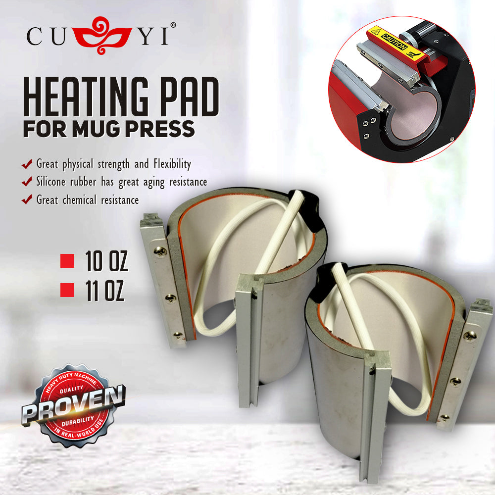 CUYI Heating Pad for Mug Press