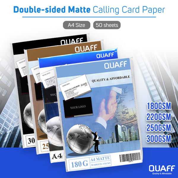 2nd Calling Card Double Sided Matte Calling Card Paper