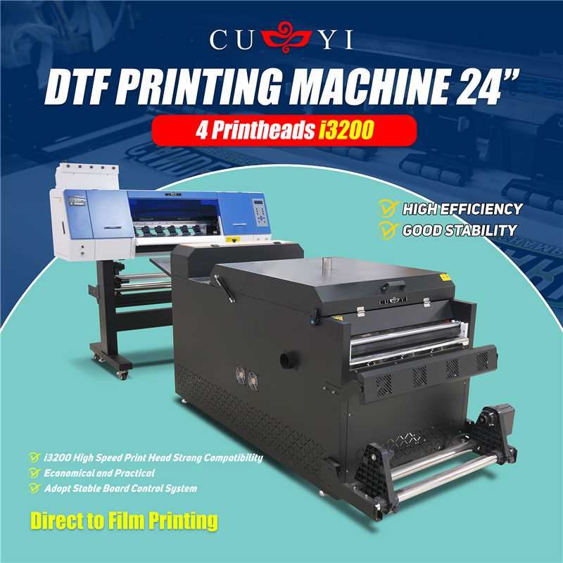 DTF PRINTING MACHINE 24" (4 Print Heads i3200)