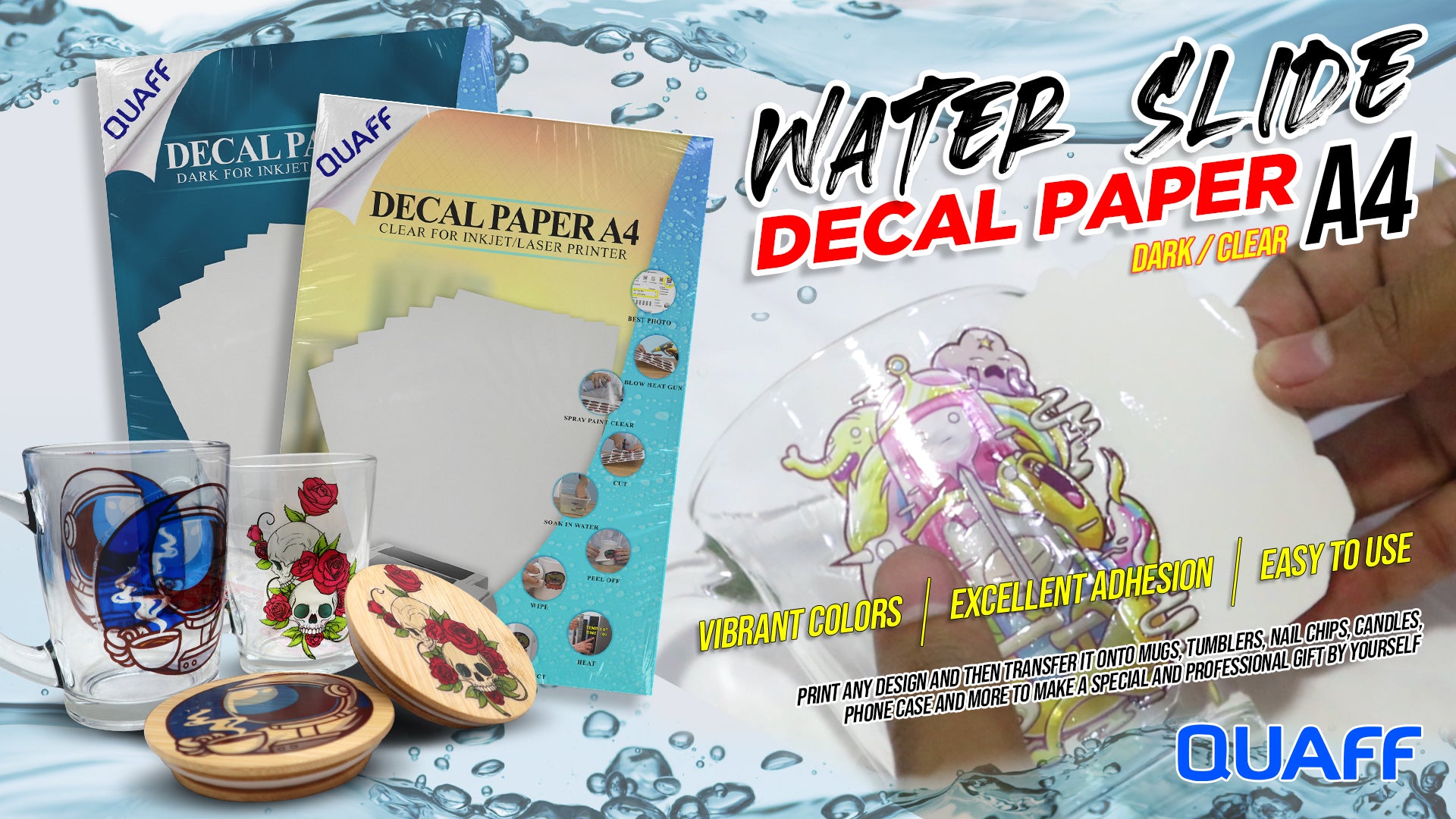 DECAL PAPER A4 FOR INKJET PRINTER