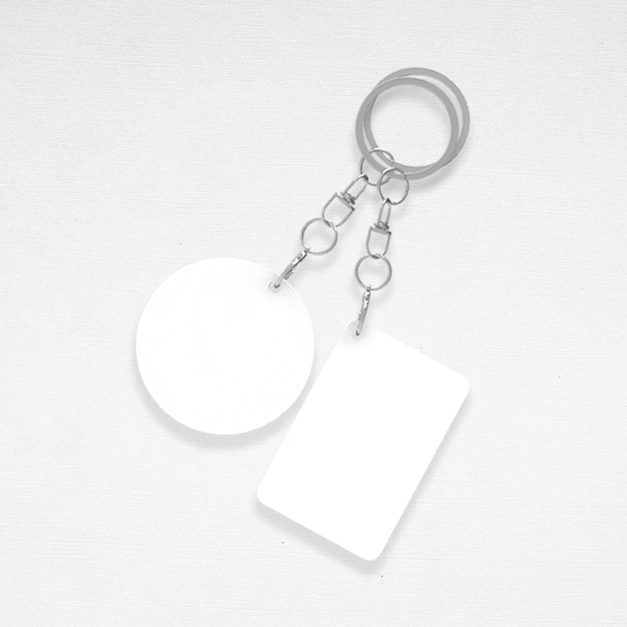 Sublimation Double Sided Metal Keychain