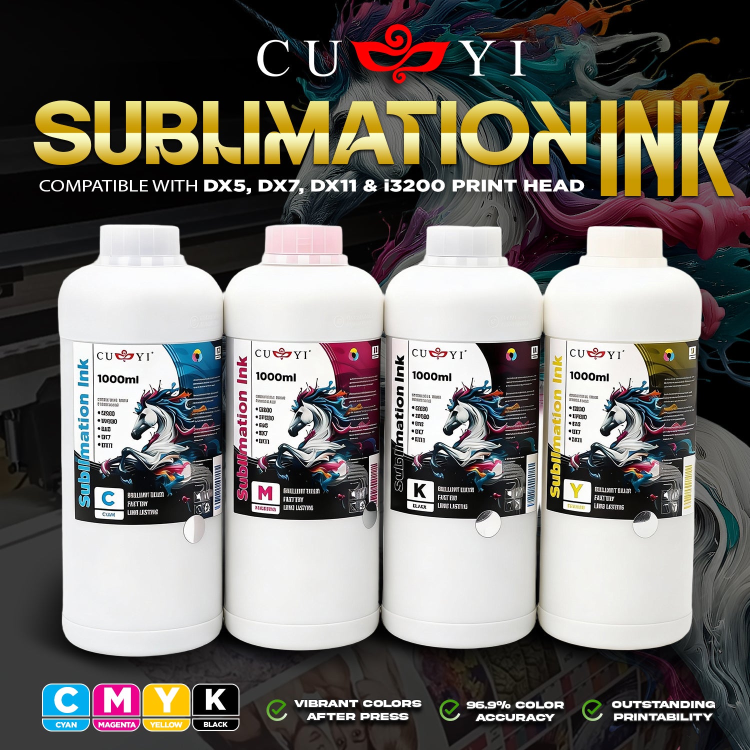CUYI SUBLIMATION INK (DX5/DX7/DX11/i3200) 1000ml