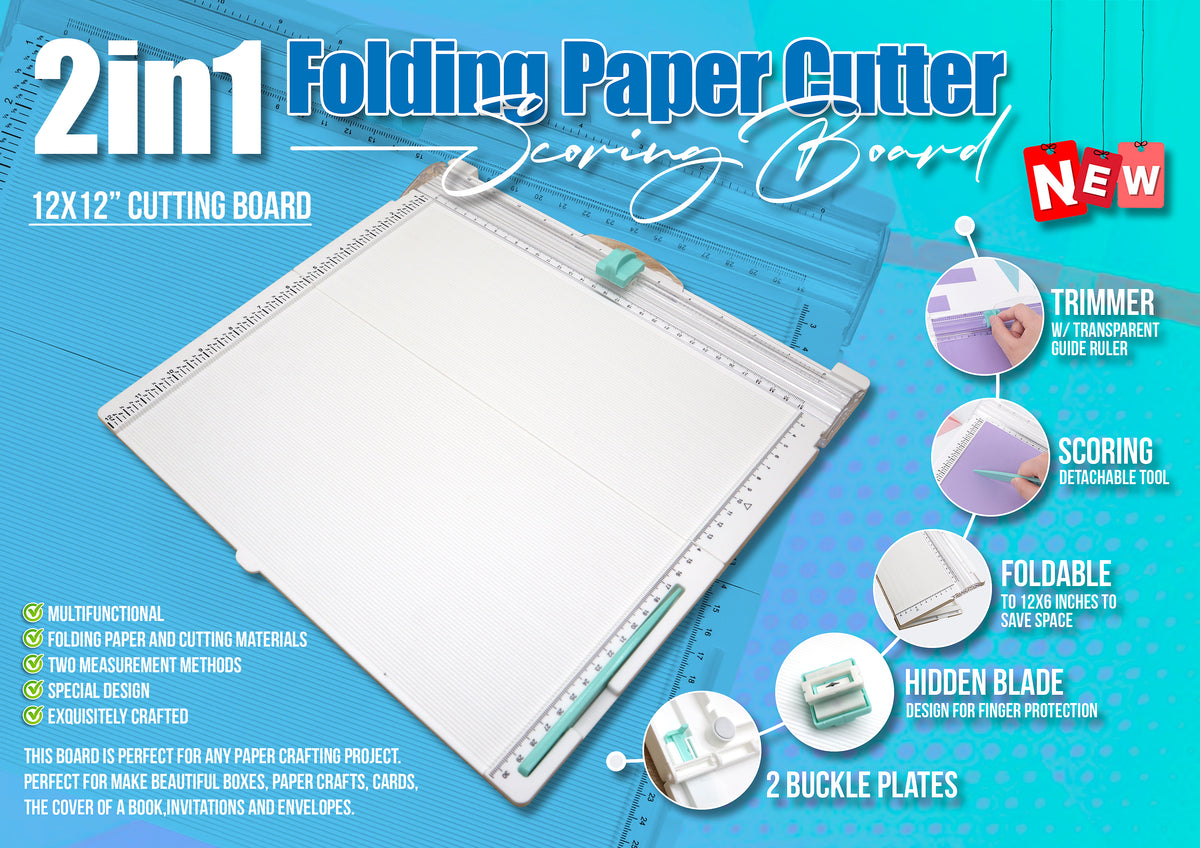 Paper Cutter Board Arduino 2in1 Folding Paper Cutter Scoring Board