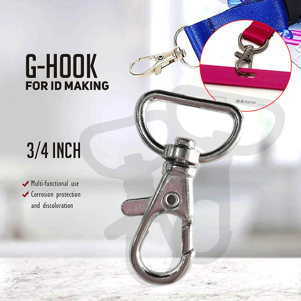 100pcs Id Hook For Lace Lanyard Making G-Hook Ordinary Plastic Trapezoid