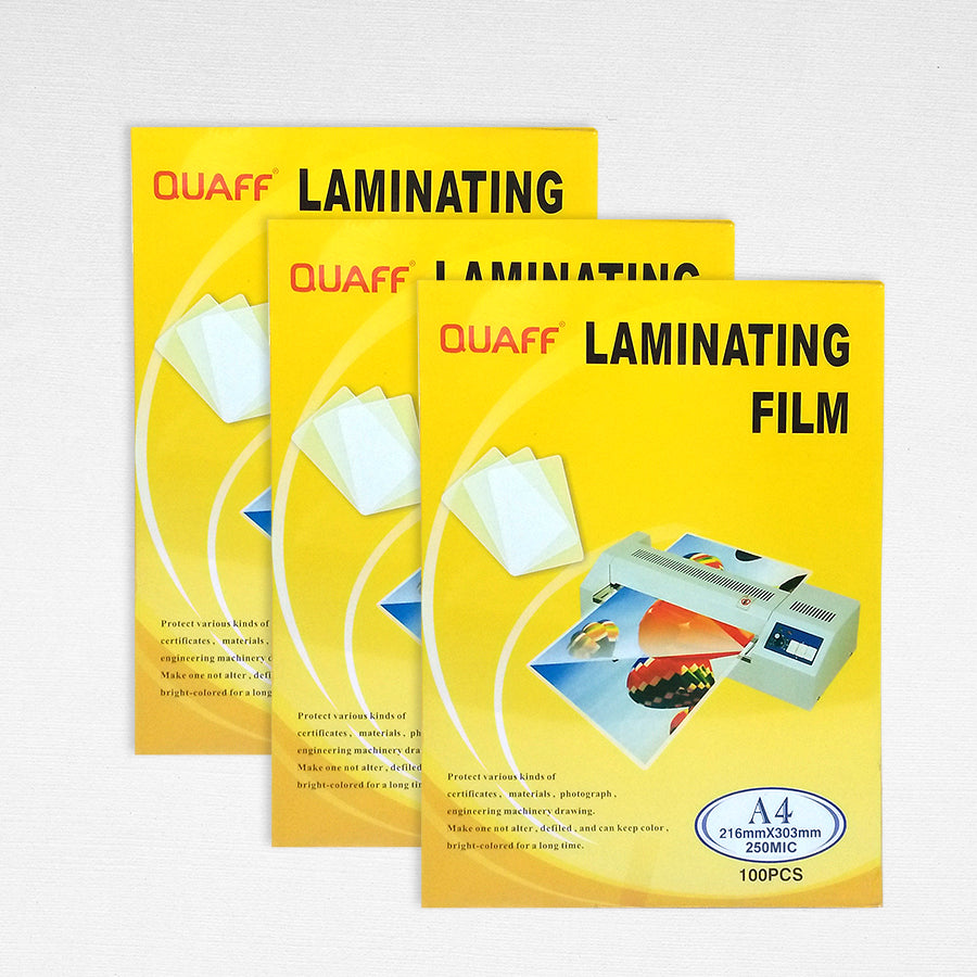 Laminating File Quaff Laminating Film Long/Short/A4 (100pcs)