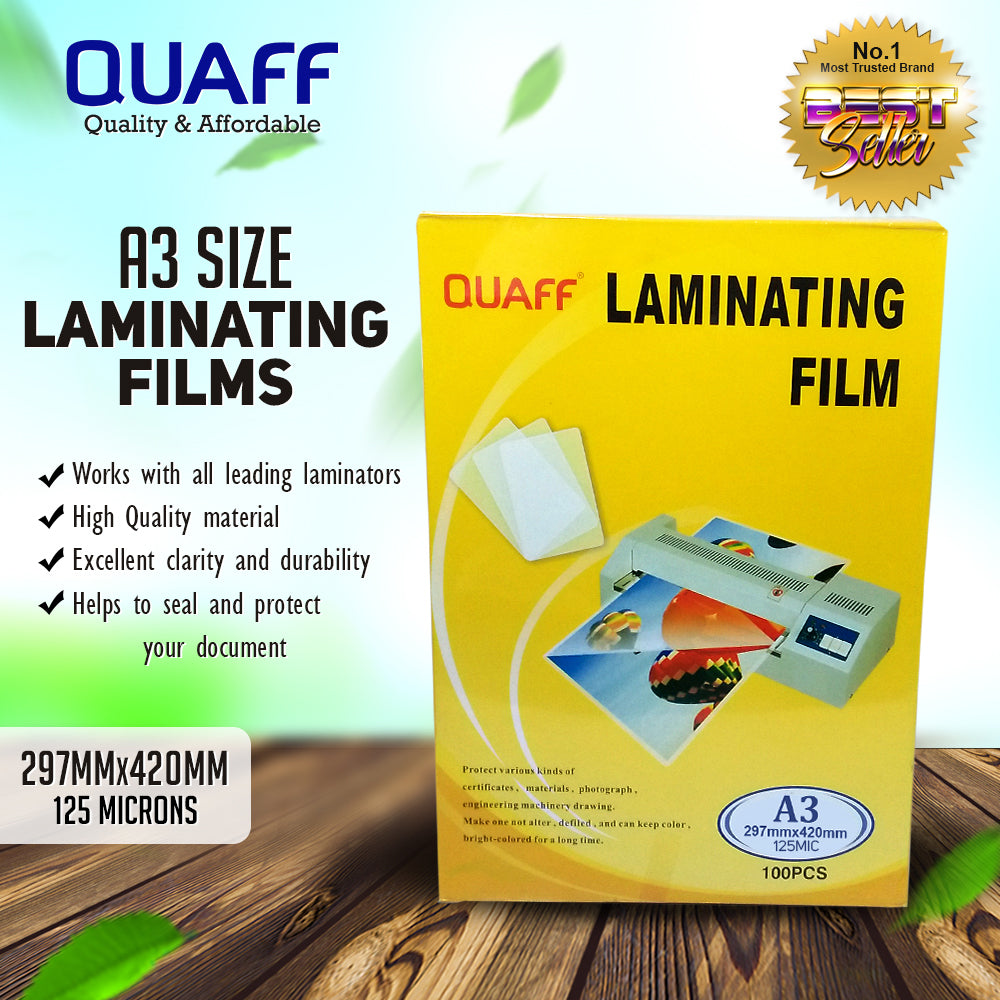 Quaff Laminating Film Long/Short/A4 (100pcs)