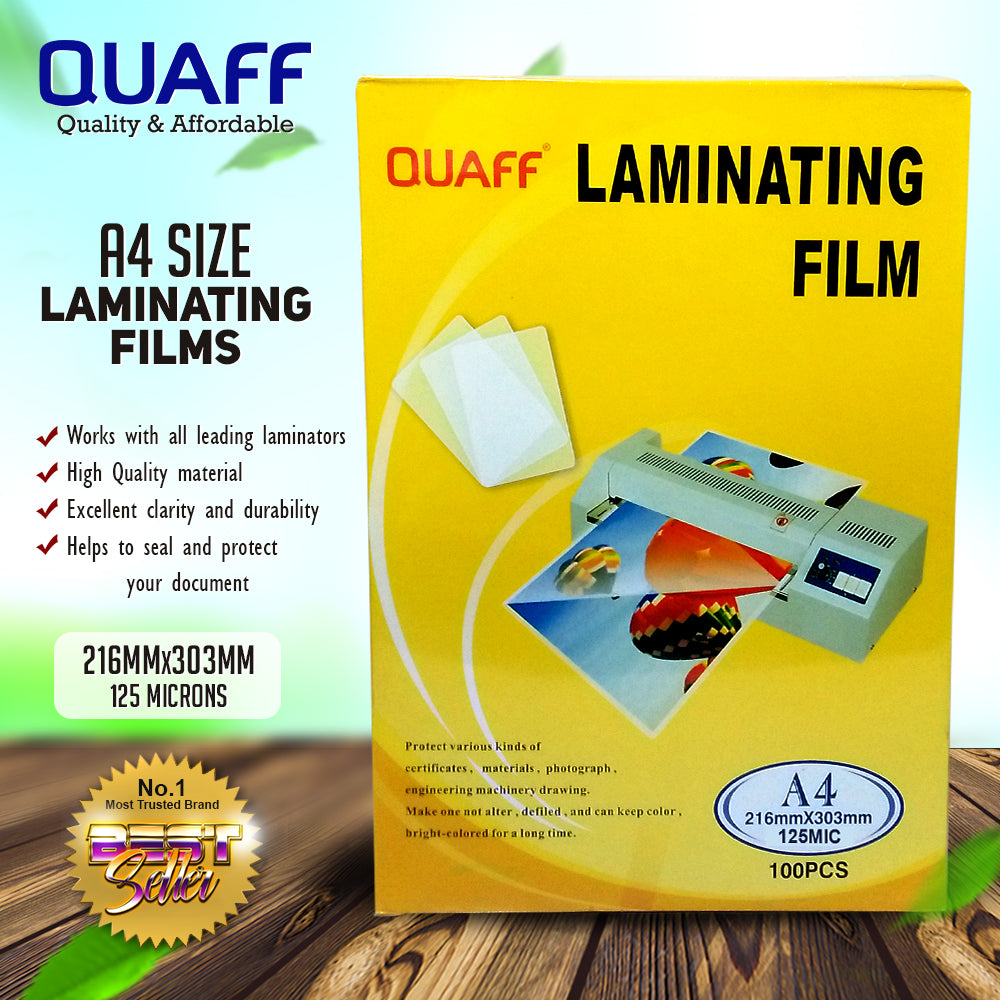 Quaff Laminating Film Long/Short/A4 (100pcs)