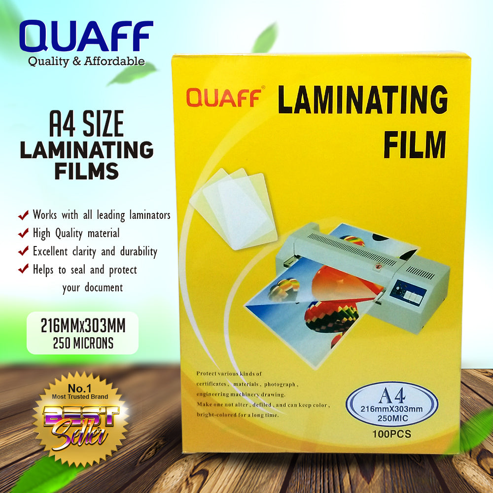 Quaff Laminating Film Long/Short/A4 (100pcs)