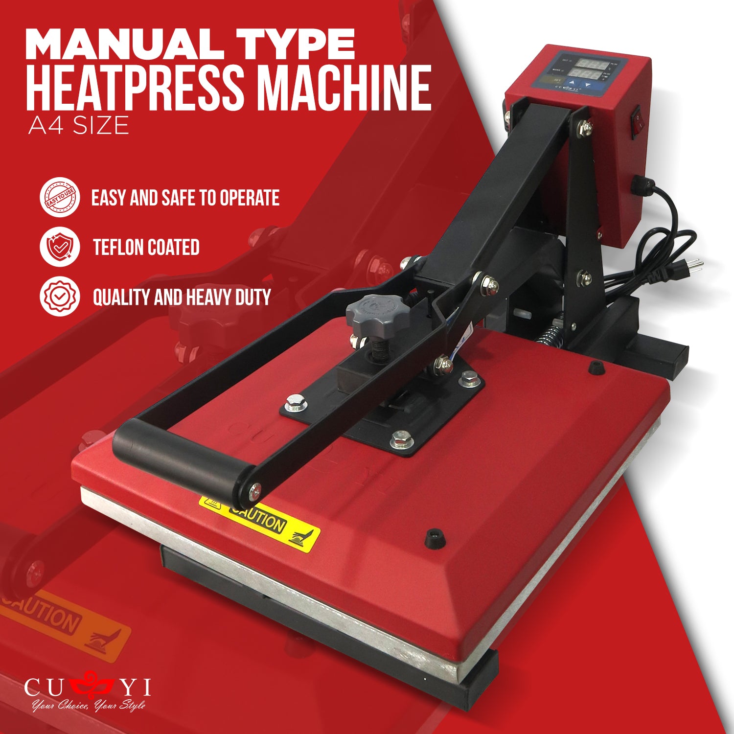 Manual Heat Press Machine A4